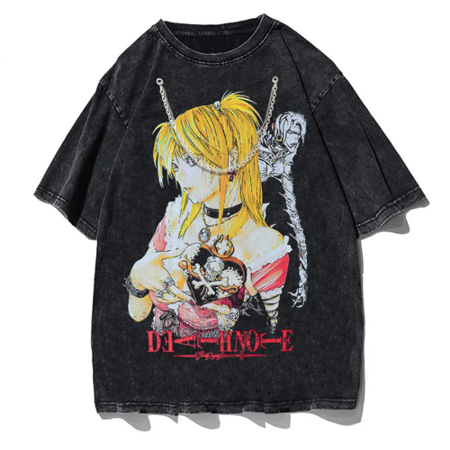 Death Note T-Shirt Vintage Anime Graphic Icely Otaku