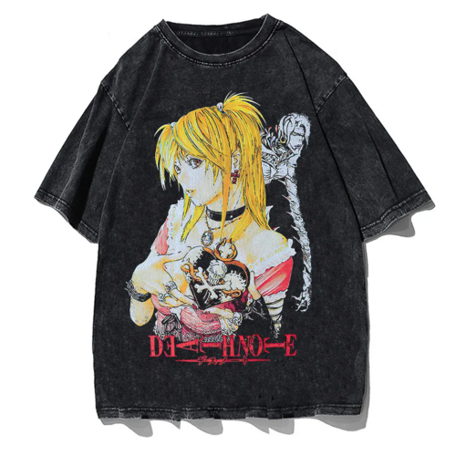 Death Note T-Shirt Vintage Anime Graphic Icely Otaku