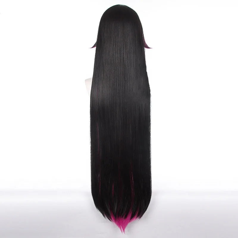 Wholesale Game Genshin Impact Anime Wig 110cm Long Straight Columbina Wig Cosplay Synthetic Halloween Heat Resistant Hair Wig