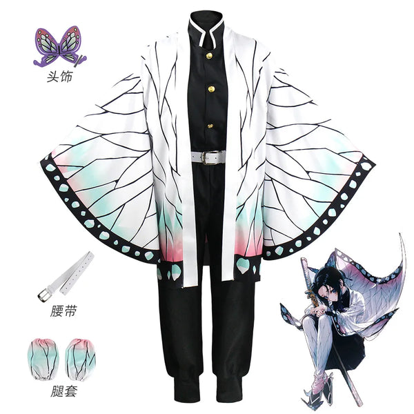 Anime Cosplay Costume Ecoparty Kamado Tanjirou Agatsuma Zenitsu Tomioka Giyuu Coat Cape Cloak