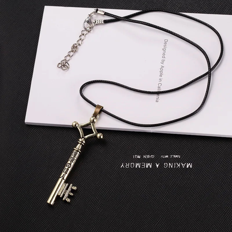 3pcs/set Anime Series Alan Key Wings of Freedom Investigation Corps Souvenir Attack on Titan Necklace Keychain