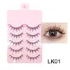 5/10 Pairs Little Devil Lashes Anime Lashes Full Strip Lashes Band Eyelashes Makeup