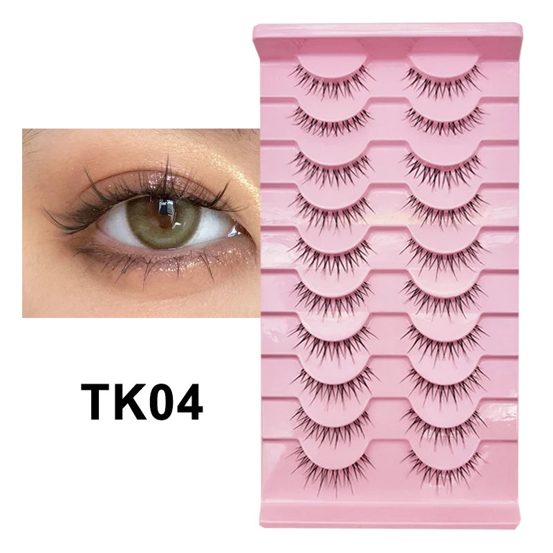 5/10 Pairs Little Devil Lashes Anime Lashes Full Strip Lashes Band Eyelashes Makeup
