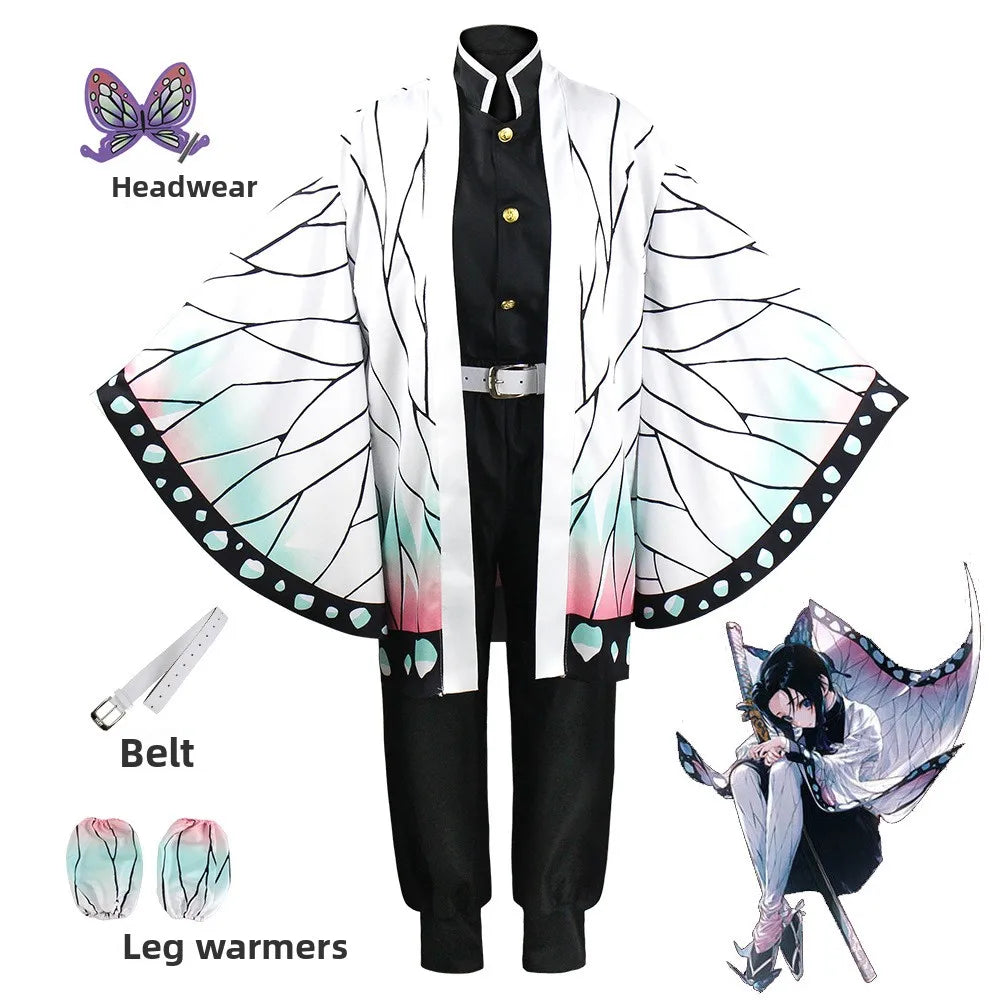 Anime Cosplay Costume Ecoparty Kamado Tanjirou Agatsuma Zenitsu Tomioka Giyuu Coat Cape Cloak