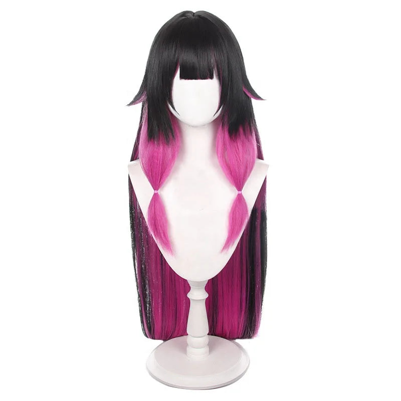 Wholesale Game Genshin Impact Anime Wig 110cm Long Straight Columbina Wig Cosplay Synthetic Halloween Heat Resistant Hair Wig