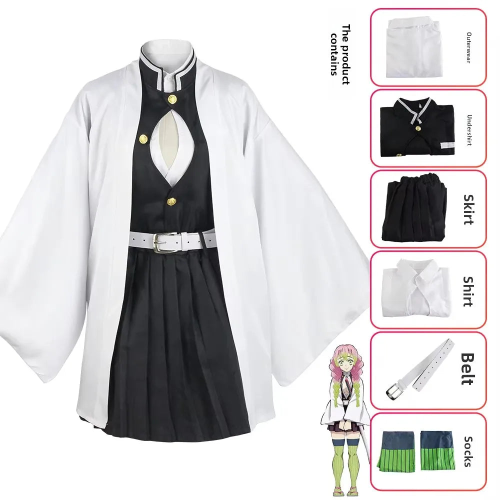 Anime Cosplay Costume Ecoparty Kamado Tanjirou Agatsuma Zenitsu Tomioka Giyuu Coat Cape Cloak