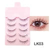 5/10 Pairs Little Devil Lashes Anime Lashes Full Strip Lashes Band Eyelashes Makeup