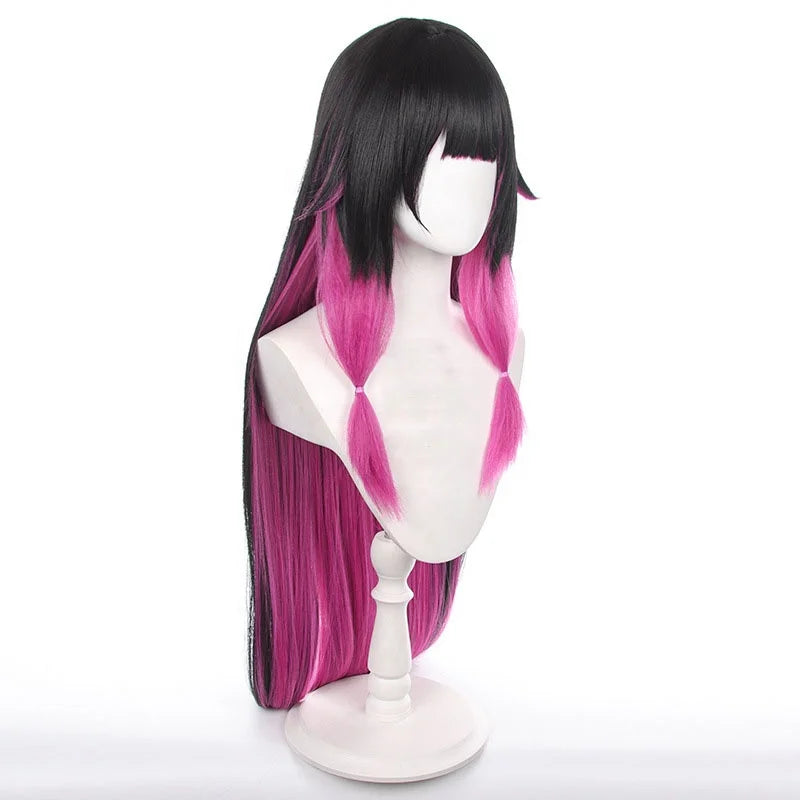 Wholesale Game Genshin Impact Anime Wig 110cm Long Straight Columbina Wig Cosplay Synthetic Halloween Heat Resistant Hair Wig