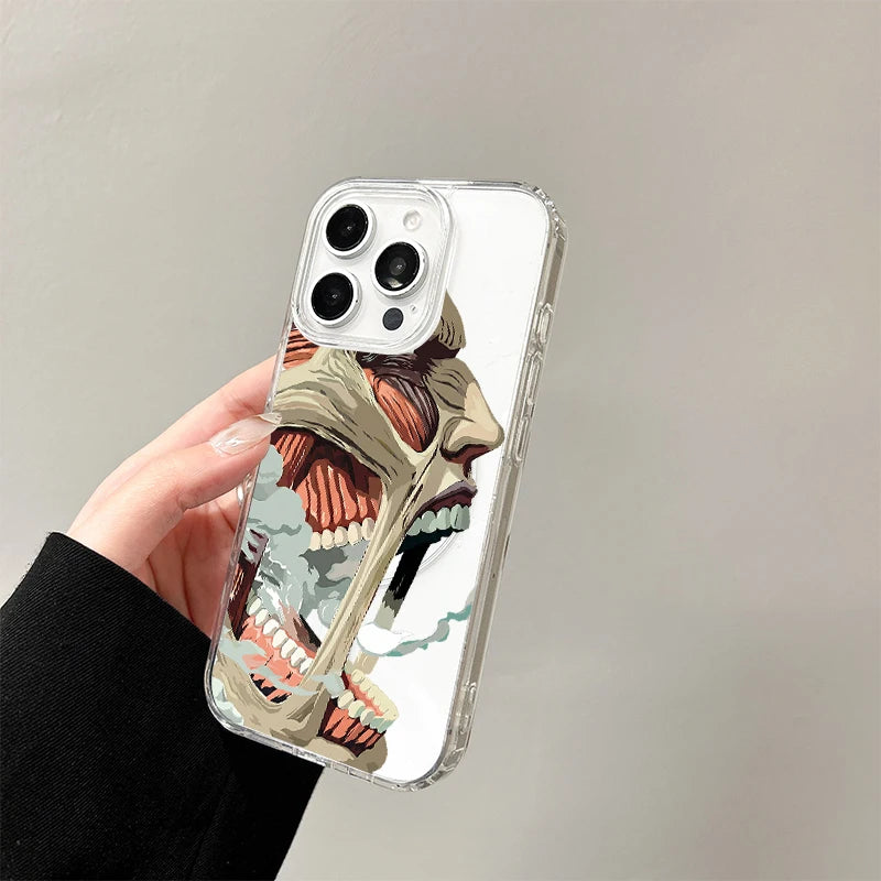 Attack on Titan Colossal Titan Case for Samsung Galaxy S26 S25 Edge S24 S23 Ultra Plus FE A57 A56 A55 A54 A36 A35 A17 A16 Cover