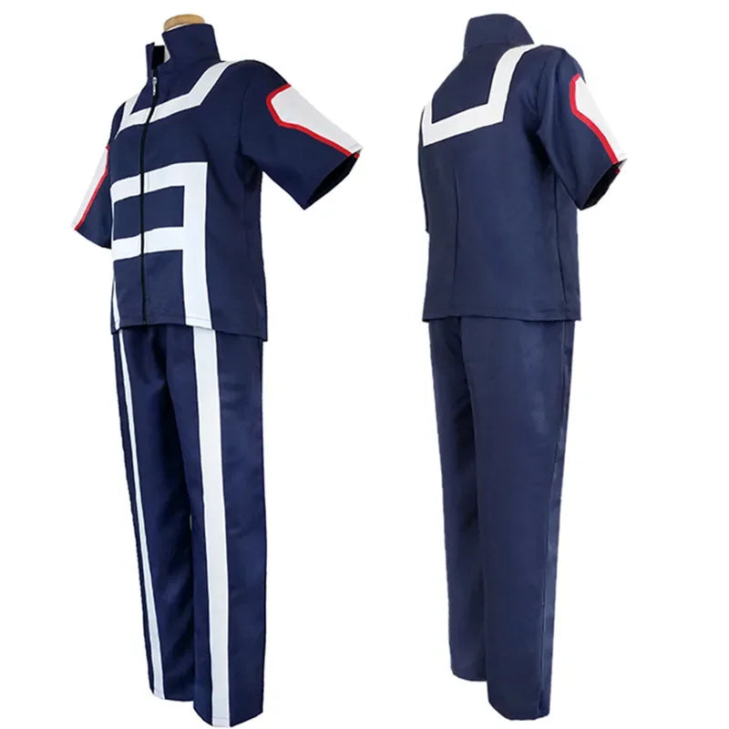 My Hero Academia Boku No Hero Academia Cosplay Gym Sport Costume Suit Uniform