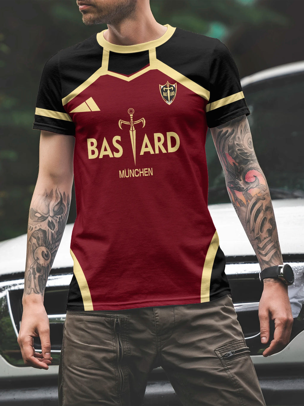 Jersey Futsal Pattern Vl Replika Blue Lock Anime Bastard Munich Summer Men's And Women's 3dt Shirt Casual Sports T Shirt Top