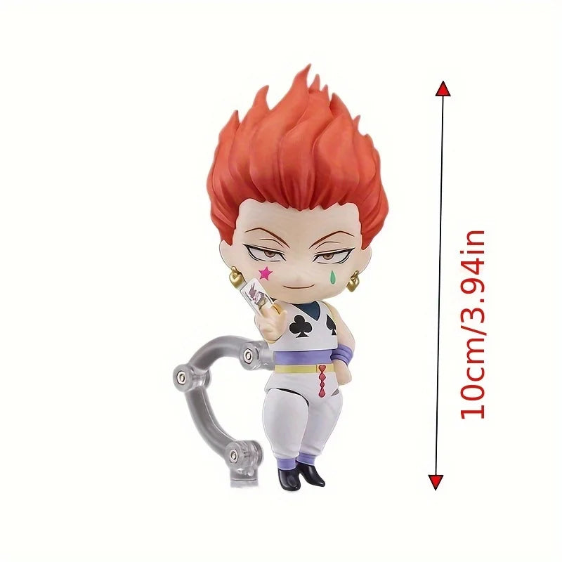 A Q-version popular anime game character with movable hands and feet and interchangeable face, statue, figurine, model, ornament