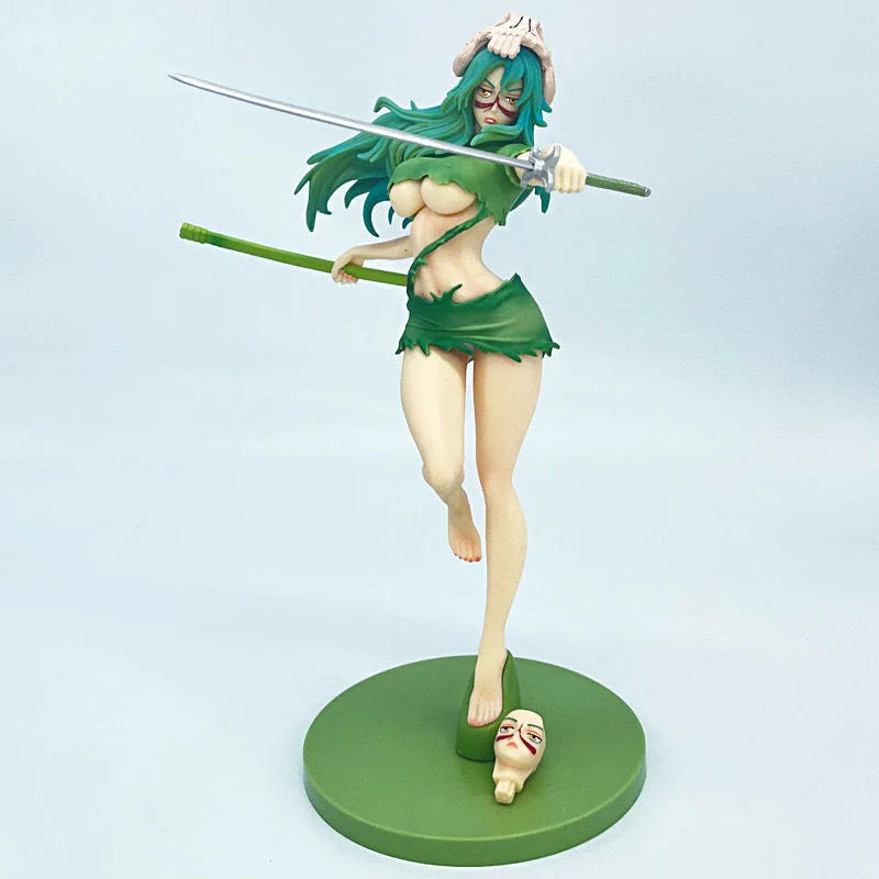 Bleach Neliel Tu Oderschvank Action Figure Double Head The 30th Blade Anime Girl Statue Collectible Decor For Fans Kids Toy Gift