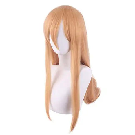 Anime Chainsaw Man Wigs for Cosplay Power Costume Wig Halloween Synthetic Long Straight Wigs Hair Anime Party Wigs
