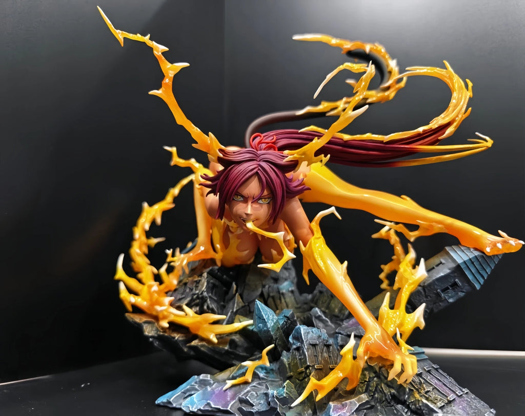 Bleach Yoruichi Shihouin Figure, 23cm Thousand-Year Blood War Arc Model, Anime Desktop Display Statue Collectible