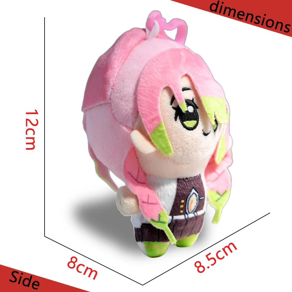 12 types of anime "Demon Slayer" 12cm plush toys of Giyu Tomioka Tanjiro Kamado  Nezuko Kamado  Zenitsu Agatsuma  as gifts