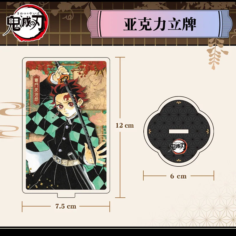 Demon Slayer Kamado Tanjirou Kamado Nezuko Tomioka Giyuu Creative Personalized Acrylic Stand Anime Cartoon HD Desktop Decoration