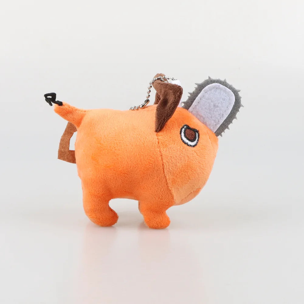 25cm Anime Chainsaw Man Dolls Plush Toy Cartoon Pochita Orange Dog Pillow Stuffed Soft Toy for Kids Birthday Gift