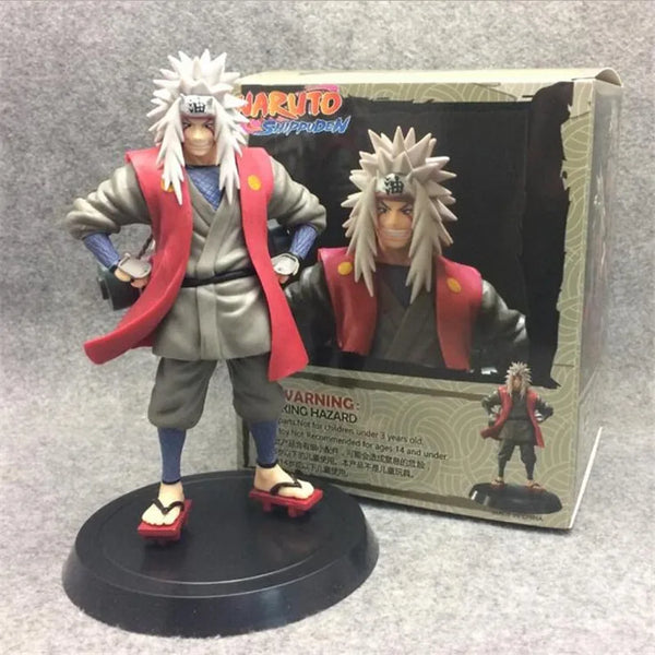 Lover Anime NARUTO Figure Jiraiya Smile Standing PVC Action Figure NARUTO Jiraiya Naruto Teacher Orochimaru Sasuke Toy Gift