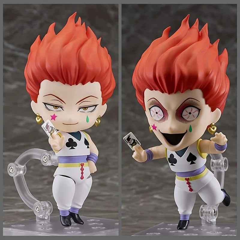 A Q-version popular anime game character with movable hands and feet and interchangeable face, statue, figurine, model, ornament