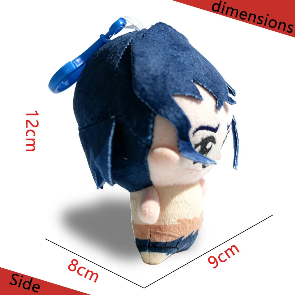 12 types of anime "Demon Slayer" 12cm plush toys of Giyu Tomioka Tanjiro Kamado  Nezuko Kamado  Zenitsu Agatsuma  as gifts