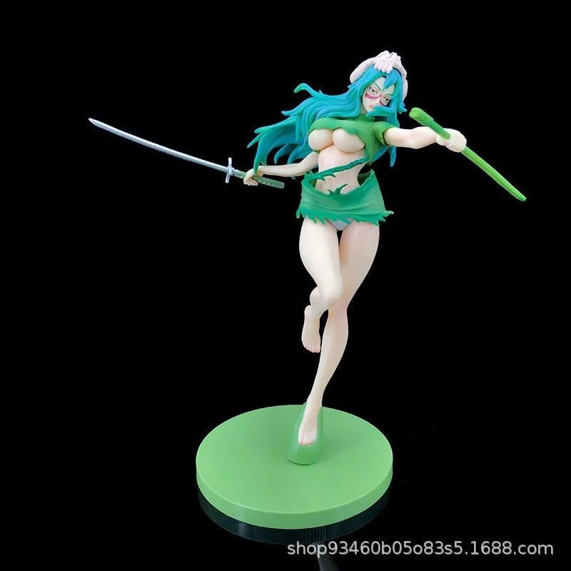 Bleach Neliel Tu Oderschvank Action Figure Double Head The 30th Blade Anime Girl Statue Collectible Decor For Fans Kids Toy Gift