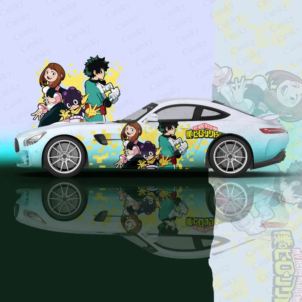 Anime My Hero Academia Car Wrap Protect Sticker Car Decal Creative Sticker Car Body Appearance Modification Decorative Sticker