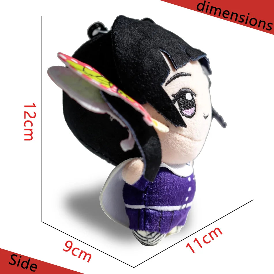 12 types of anime "Demon Slayer" 12cm plush toys of Giyu Tomioka Tanjiro Kamado  Nezuko Kamado  Zenitsu Agatsuma  as gifts