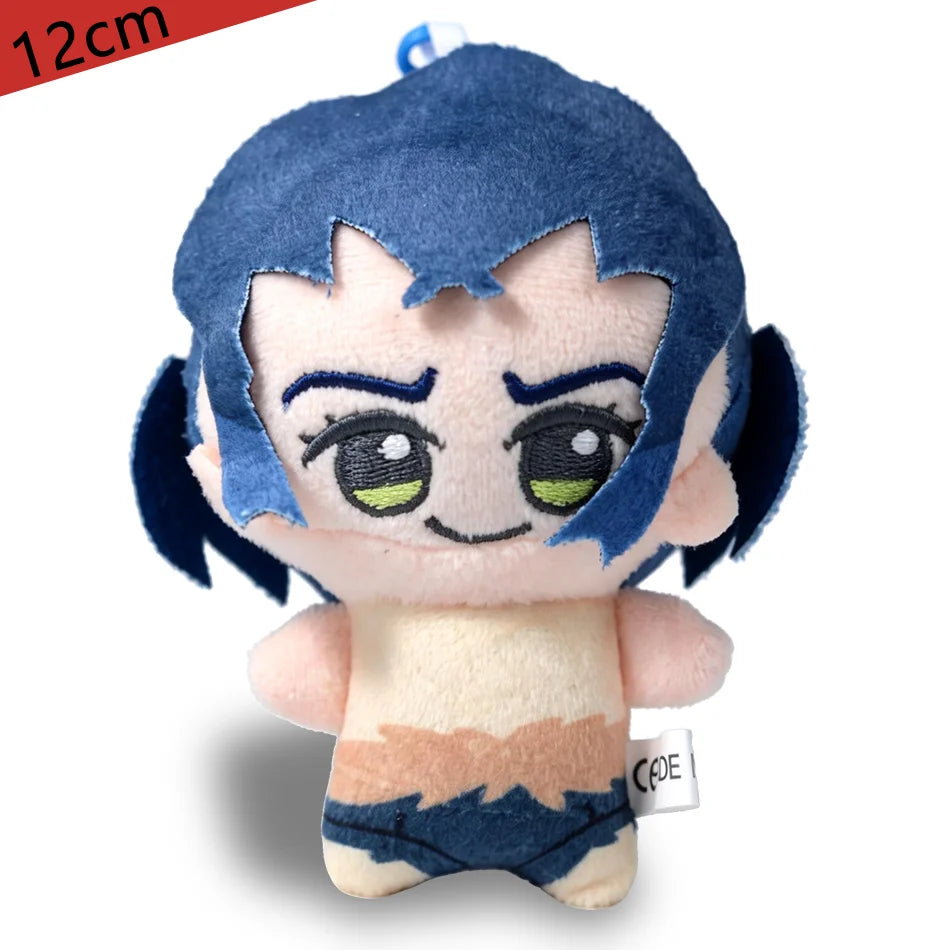12 types of anime "Demon Slayer" 12cm plush toys of Giyu Tomioka Tanjiro Kamado  Nezuko Kamado  Zenitsu Agatsuma  as gifts