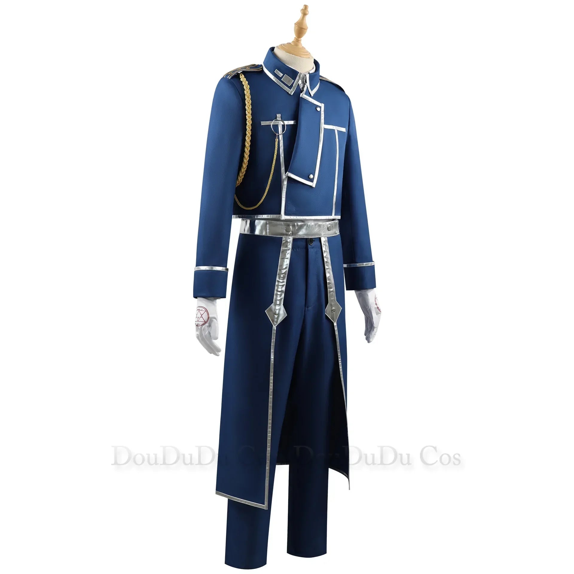 Anime Fullmetal Alchemist Roy Mustang Cosplay Costume Uniform Suit Game Exhibition Stage Party Outfit for Men