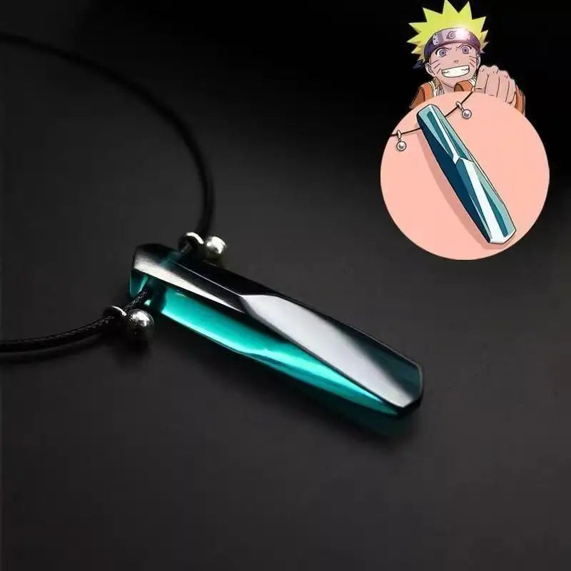 Naruto Uchiha Sasuke Uzumaki Naruto Necklace Cartoon and Cute Fashionable Personalized High-Value Portable Couple Pendant Gift