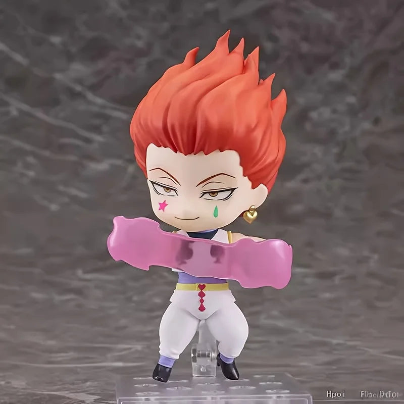 A Q-version popular anime game character with movable hands and feet and interchangeable face, statue, figurine, model, ornament