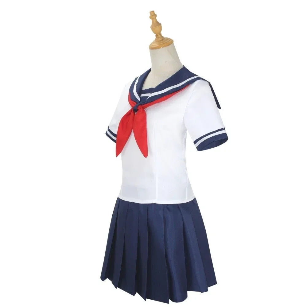 Ayano Aishi Cosplay  Ayano Aishi Jk Costume Synthetic Wig Anime Role Playing CostumesCostumes