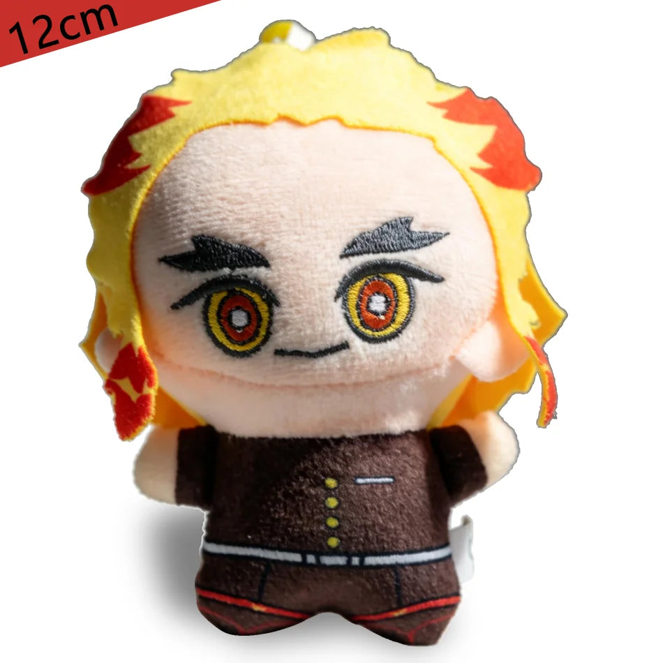12 types of anime "Demon Slayer" 12cm plush toys of Giyu Tomioka Tanjiro Kamado  Nezuko Kamado  Zenitsu Agatsuma  as gifts