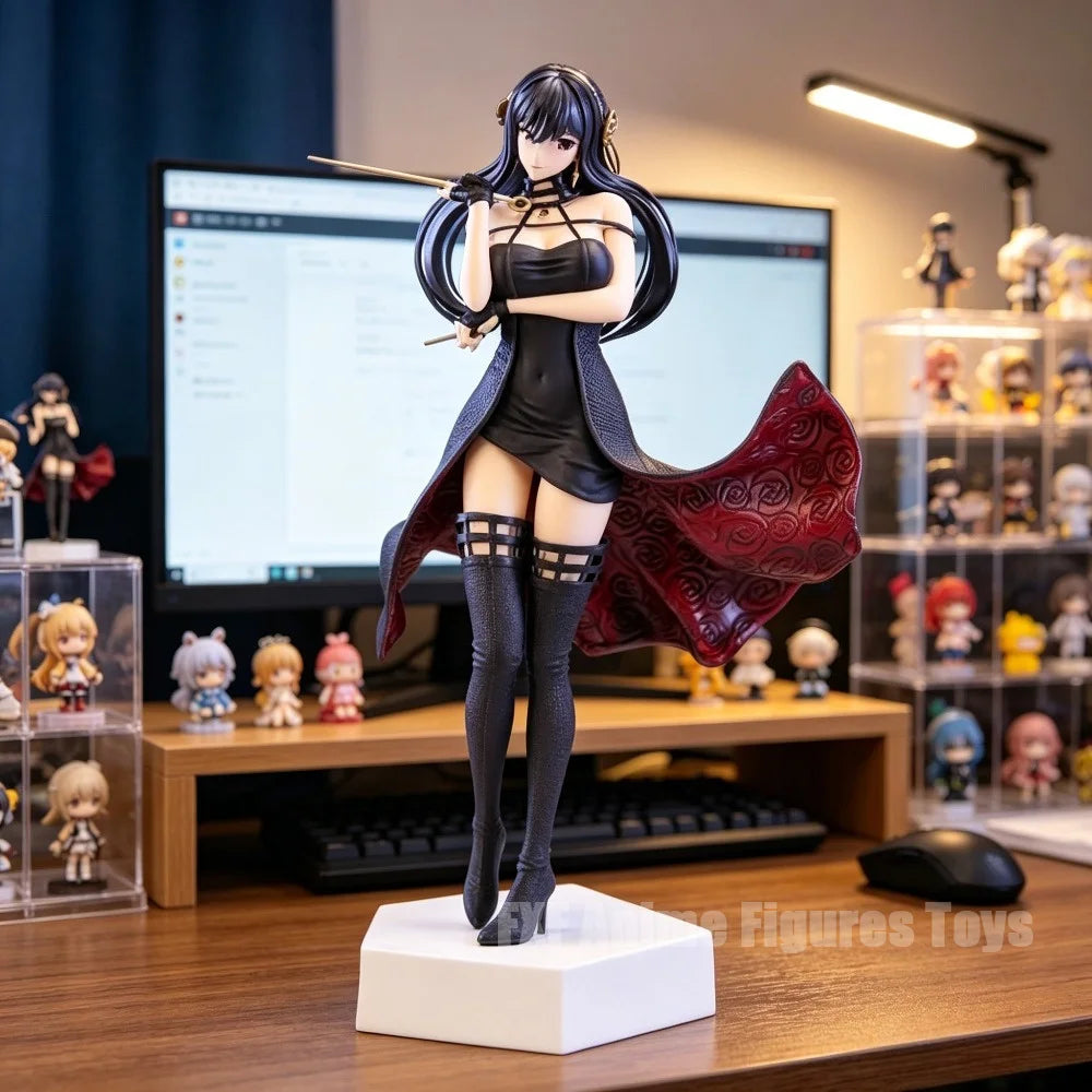 11.81in/30cm Anime SPY FAMILY Figure Yor Forger Action Figures Pvc Statue Desktop Ornamen Collection Model Toys Gifts