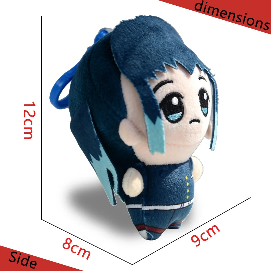 12 types of anime "Demon Slayer" 12cm plush toys of Giyu Tomioka Tanjiro Kamado  Nezuko Kamado  Zenitsu Agatsuma  as gifts