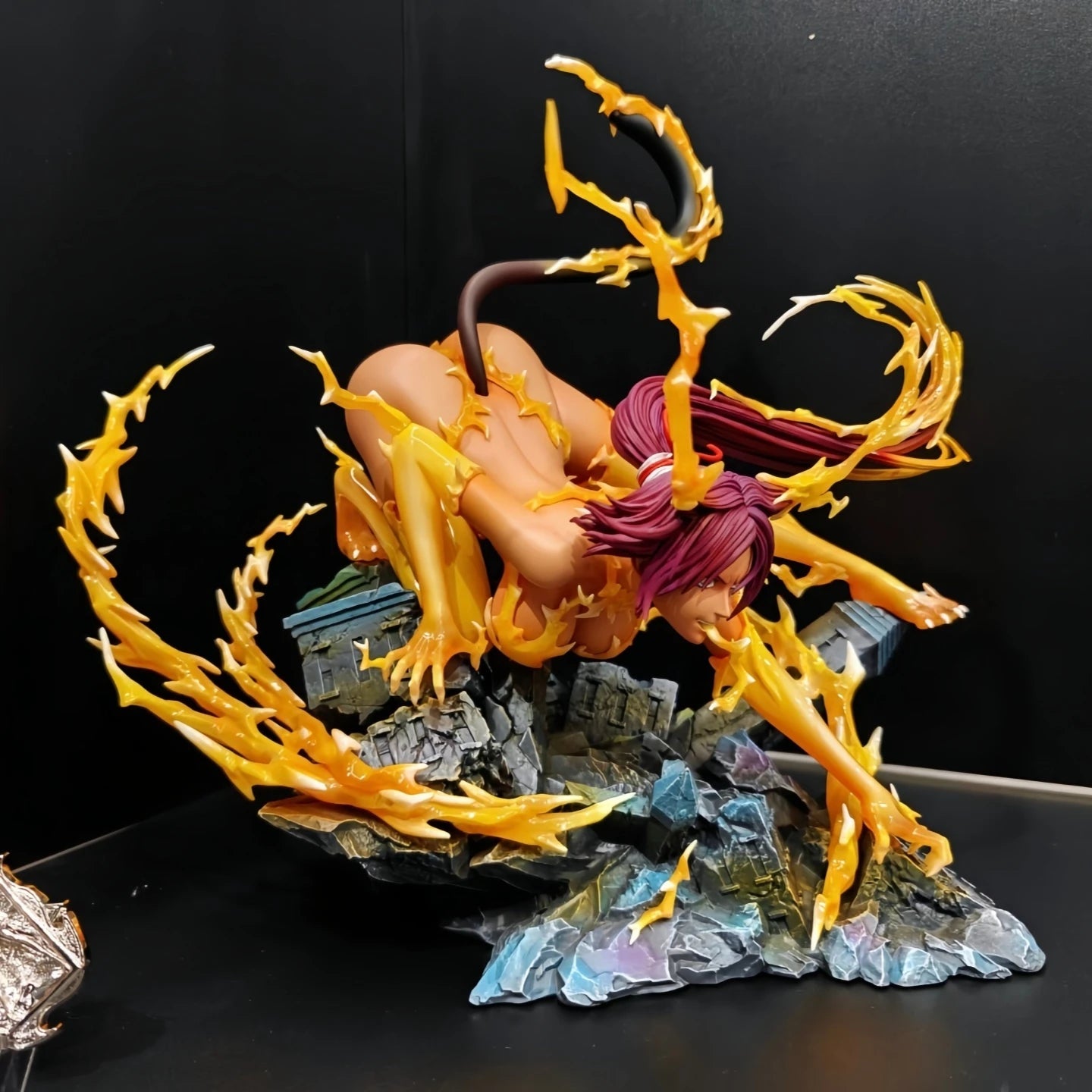 Bleach Yoruichi Shihouin Figure, 23cm Thousand-Year Blood War Arc Model, Anime Desktop Display Statue Collectible