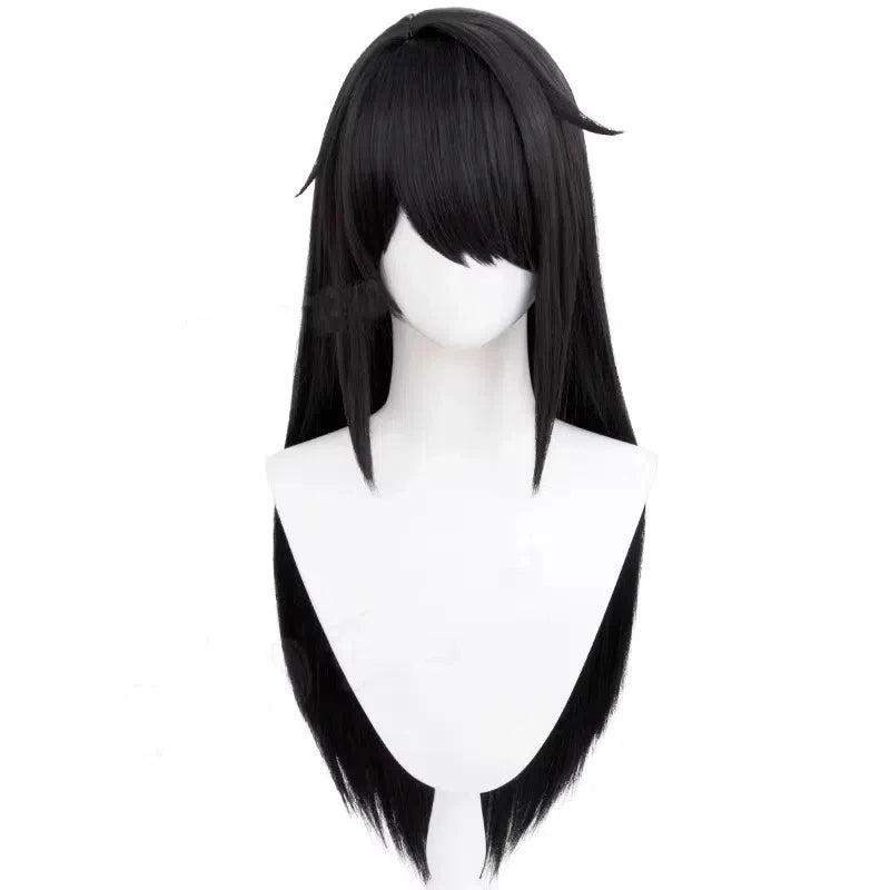 Anime Game Cosplay  School Days Stage Role Play High Temperature Silk Wig Hair Net Wigs