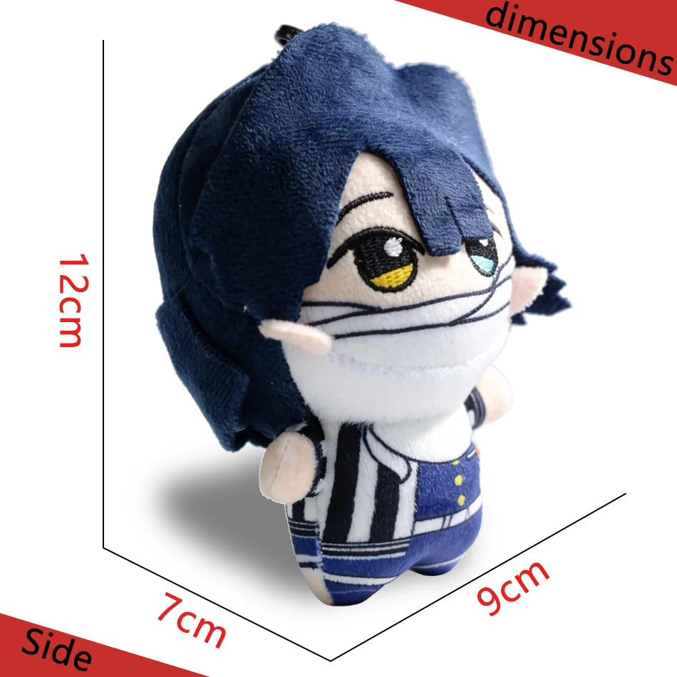 12 types of anime "Demon Slayer" 12cm plush toys of Giyu Tomioka Tanjiro Kamado  Nezuko Kamado  Zenitsu Agatsuma  as gifts