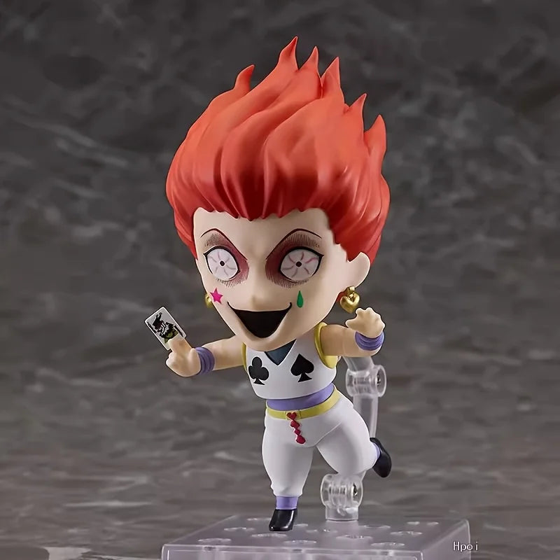 A Q-version popular anime game character with movable hands and feet and interchangeable face, statue, figurine, model, ornament