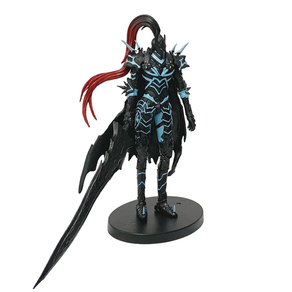Hot Anime Solo Leveling The Bloodred Knight CommanderYggdrasil Standing Figure Lgris Sung Jinwoo Action Figure Model Toys Gift