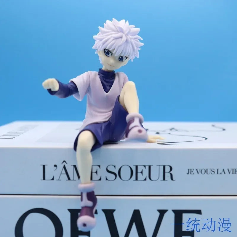 13cm Hunter x Hunter Gon Freecss Anime Figure Zoldyck Action Figure Figurine Model Car Ornaments Toys Gift
