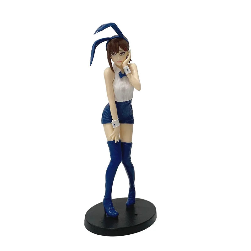 23-29cm Chainsaw Man Amine Figure Reze Higashiyama Kobeni Bunny Girl PVC Collectiable Model Ornament Toys Fans Birthday Gifts