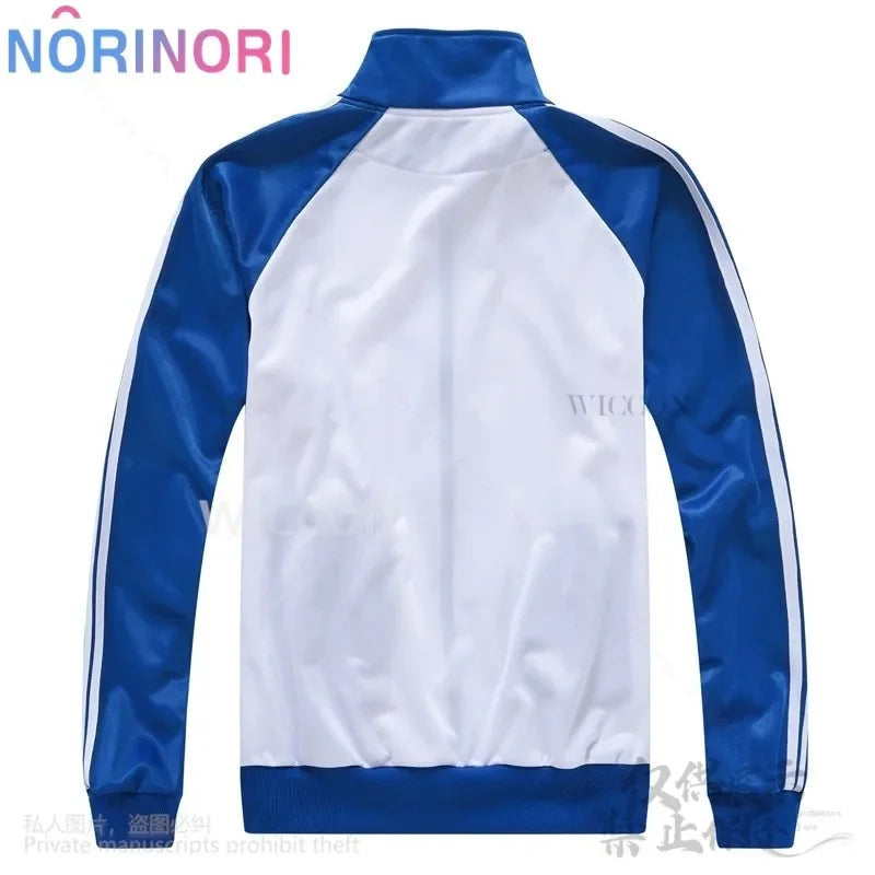 Anime Alien scène jusqu'à Cosplay Costume Tradingcard vêtements de sport uniforme scolaire veste pantalon perruques masque