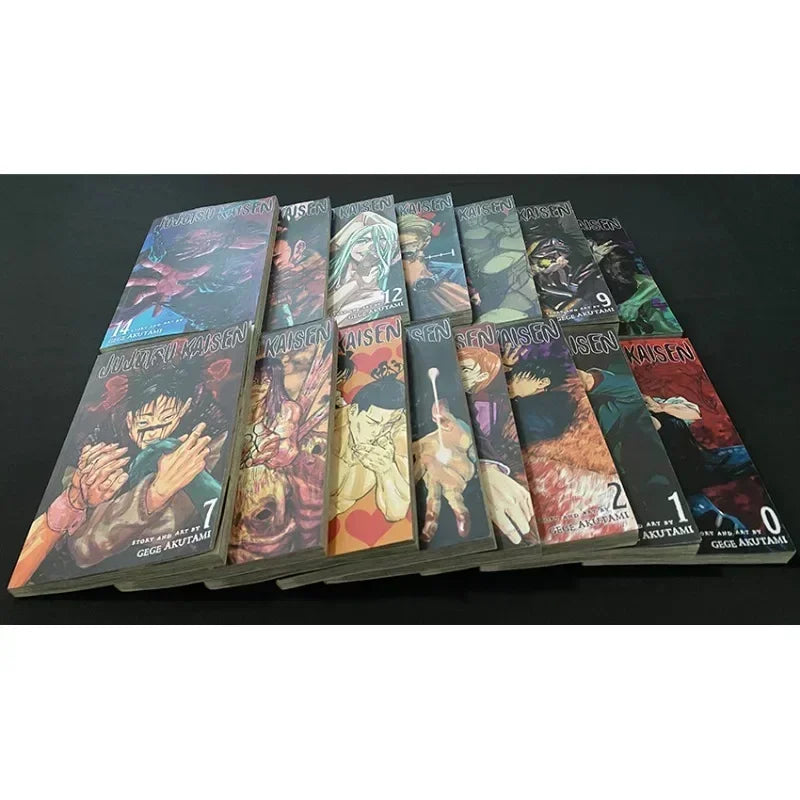 Anime Jujutsu Kaisen Japan Youth Teens Fantasy Science Mystery Suspense English Version Manga Comic Book