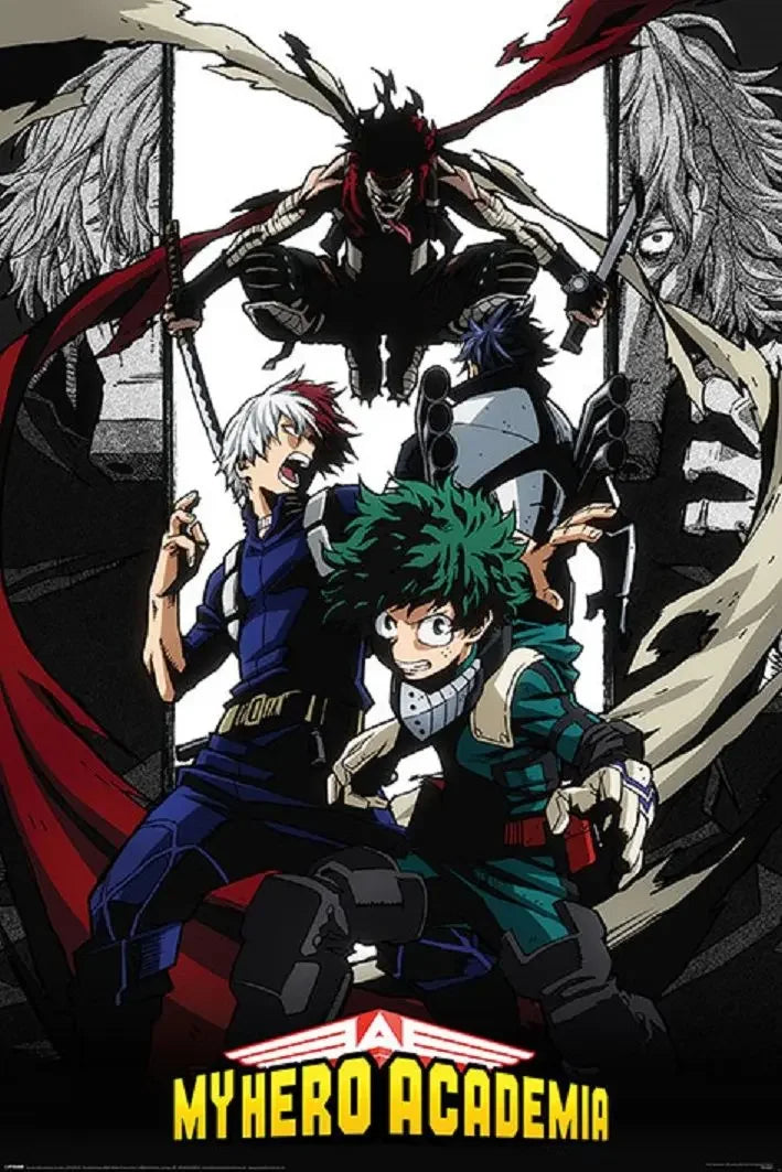 Japanese Anime My-Hero-Academia Poster Cartoon Manga Canvas Painting Wall Art Pictures Home Kids Room Decor Gift