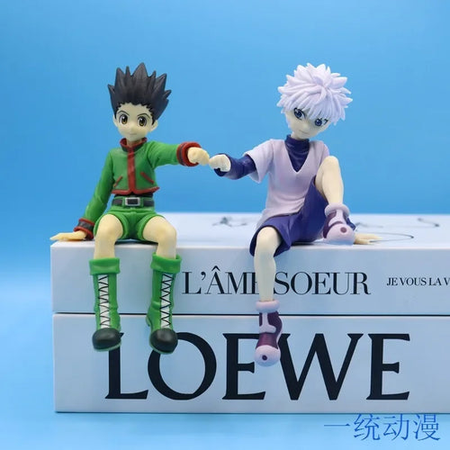 13cm Hunter x Hunter Gon Freecss Anime Figure Zoldyck Action Figure Figurine Model Car Ornaments Toys Gift
