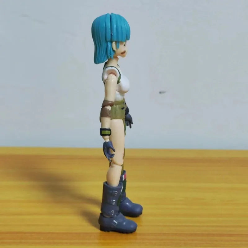 13.5cm Anime Dragon Ball Figures Bulma Goku Action Figure Movable PVC Collection Doll SHF Childhood Son Goku Figurine Model Toys