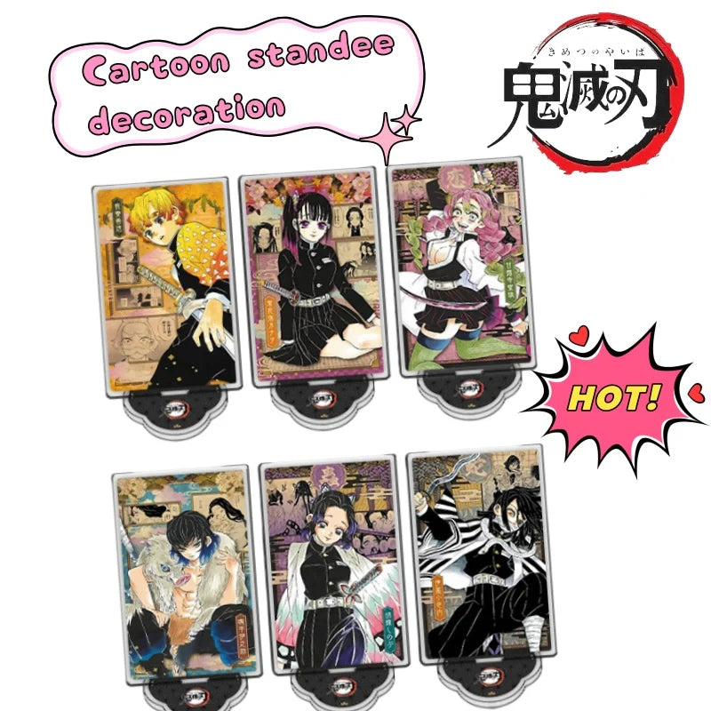 Demon Slayer Kamado Tanjirou Kamado Nezuko Tomioka Giyuu Creative Personalized Acrylic Stand Anime Cartoon HD Desktop Decoration