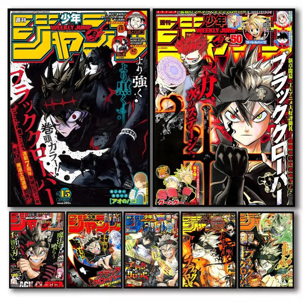 Anime Black Clover Poster Holiday Gifts Decoration Designed For Home Restaurant Office Space Wall Art